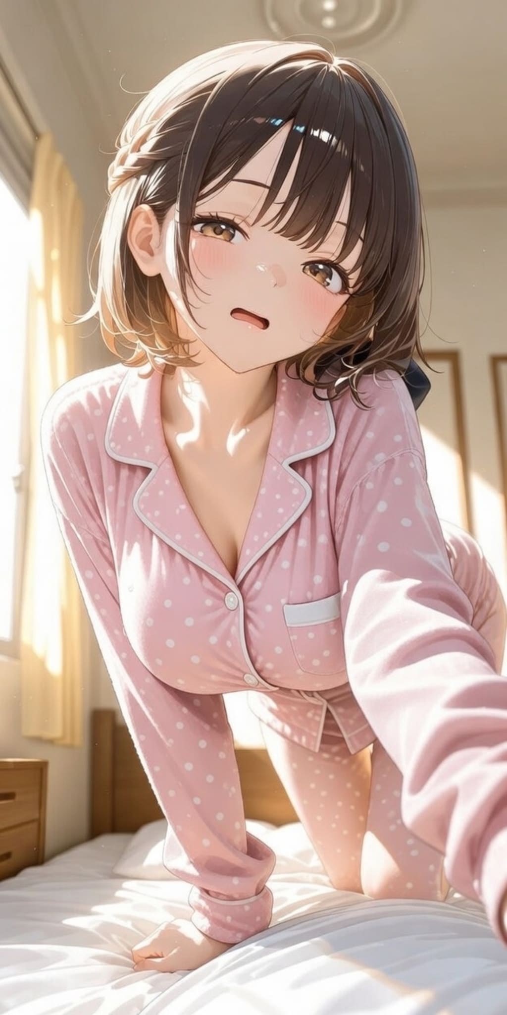 「おはよー！」