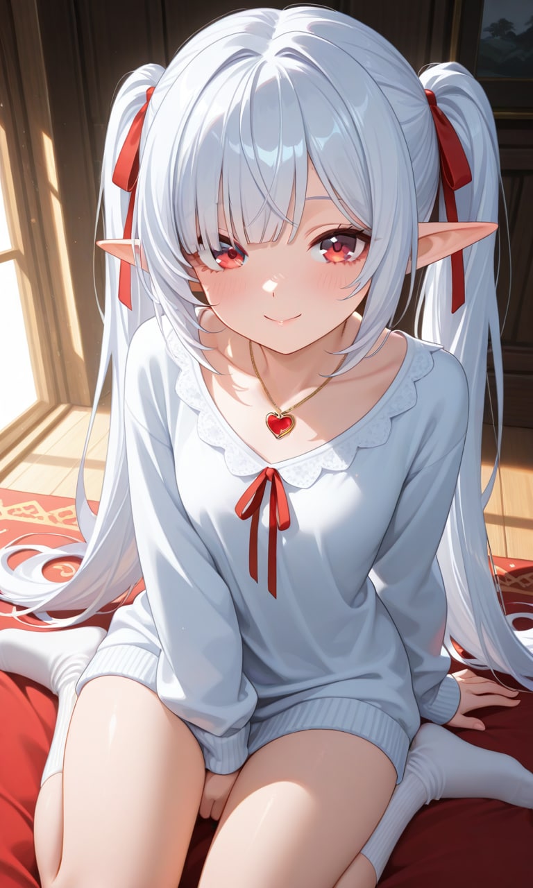 3、部屋着のシロネさん