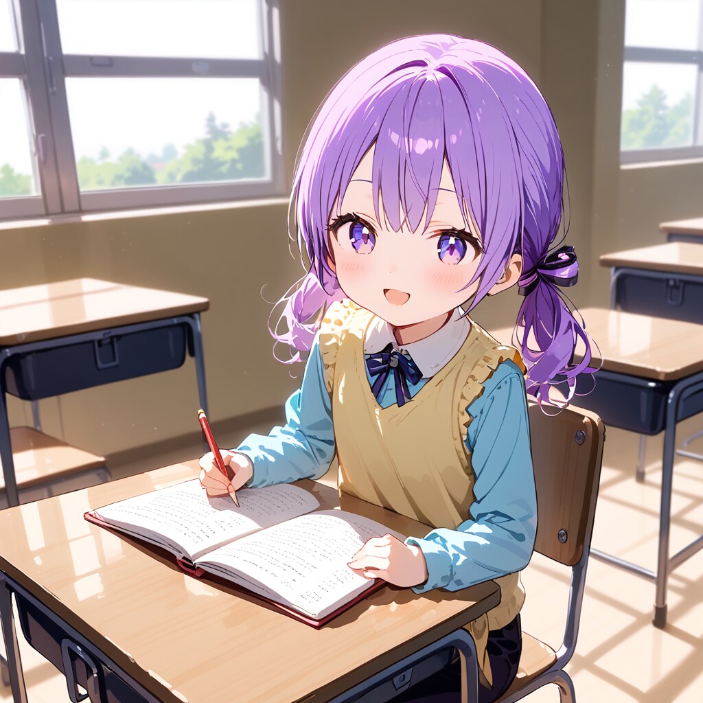 むん、おべんきょう  がんばるよ！