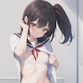 おっぱいを見せる女子高生 2枚目
