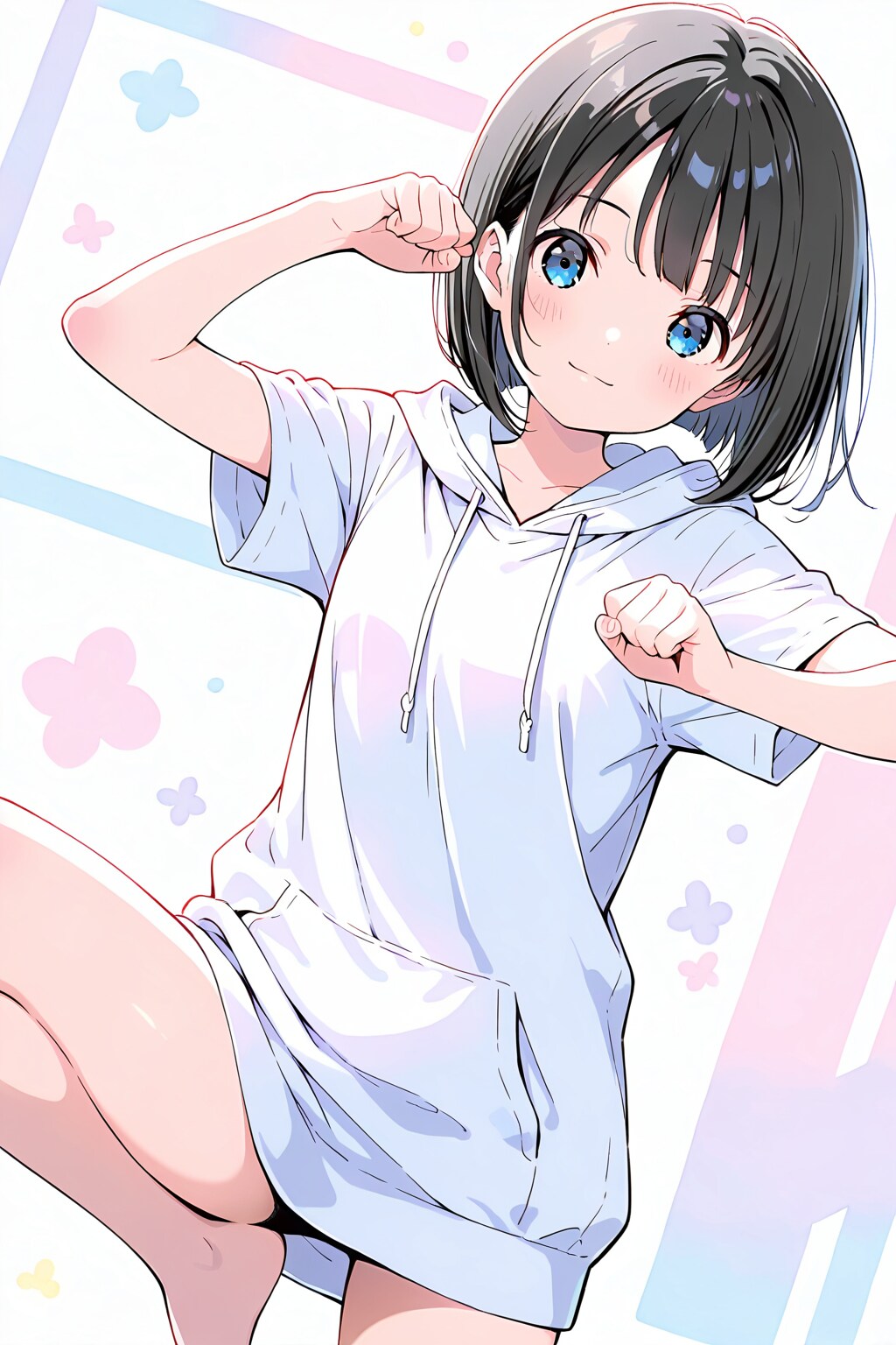 萌えポーズ(HARPY)(水彩タッチ)(10)