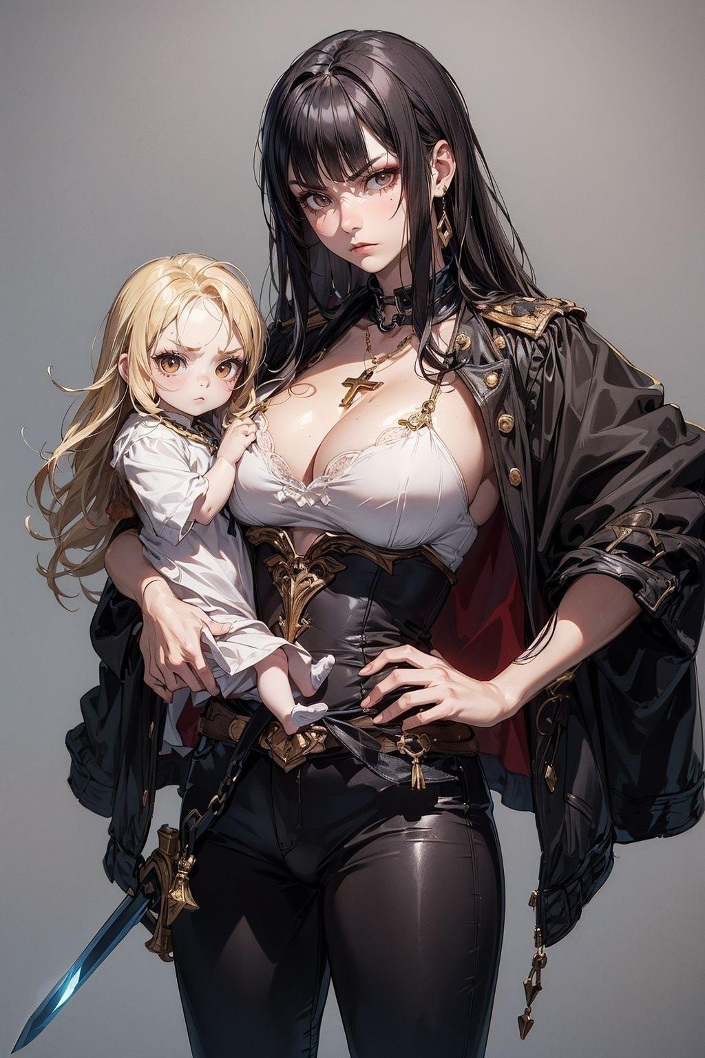 プリンセスと侍女 | の人気AIイラスト・グラビア