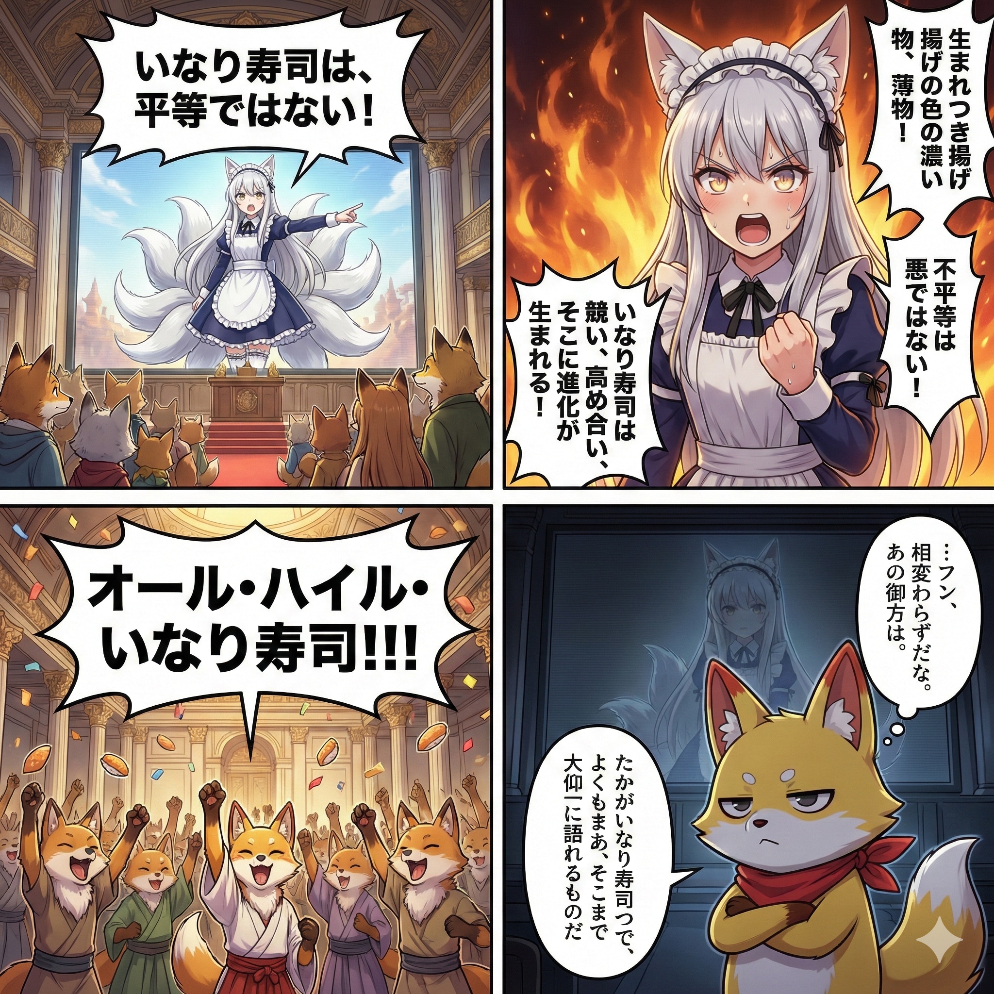 コミック「いなり寿司皇帝演説」 | の人気AIイラスト・グラビア