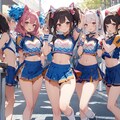 待機中チアガール 5枚目