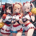 待機中チアガール 3枚目