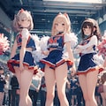待機中チアガール 4枚目