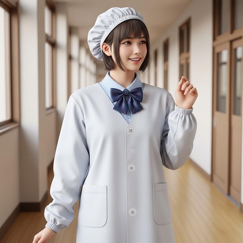 給食当番（養殖原画）