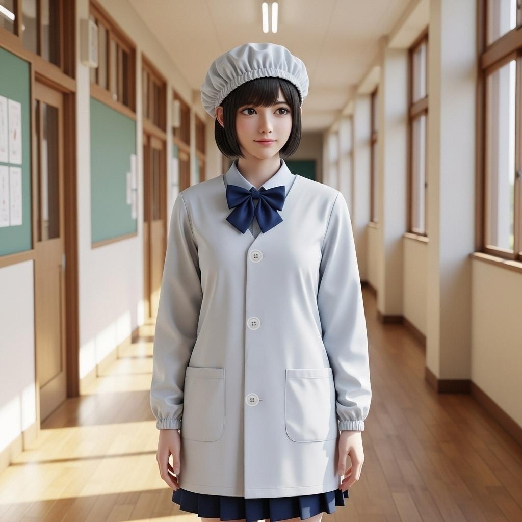 給食当番（養殖原画）