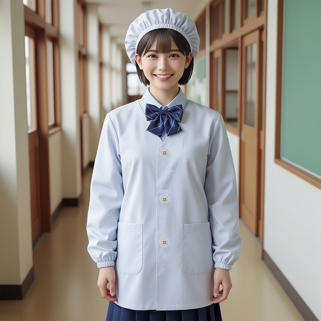 給食当番（養殖原画） | の人気AIイラスト・グラビア