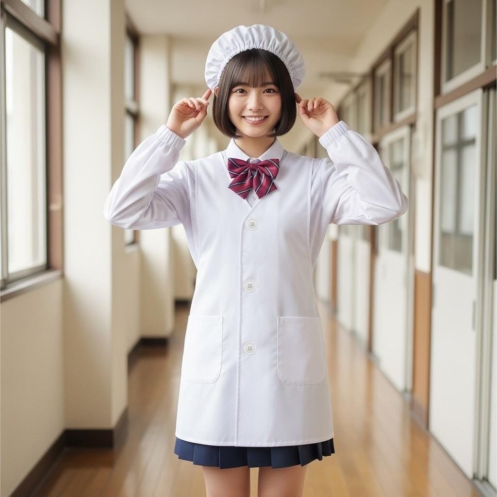 給食当番（養殖原画）