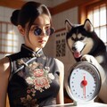 体重計に乗った風水師ちゃん 7枚目