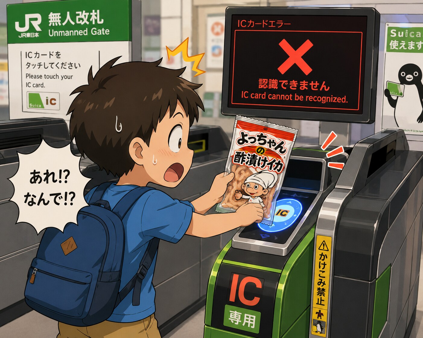 Suicaじゃないよ酢漬けイカ