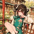 コミック風カンフー少女 7枚目