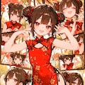 コミック風カンフー少女 2枚目