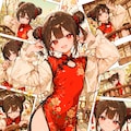 コミック風カンフー少女 5枚目