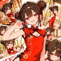 コミック風カンフー少女 8枚目