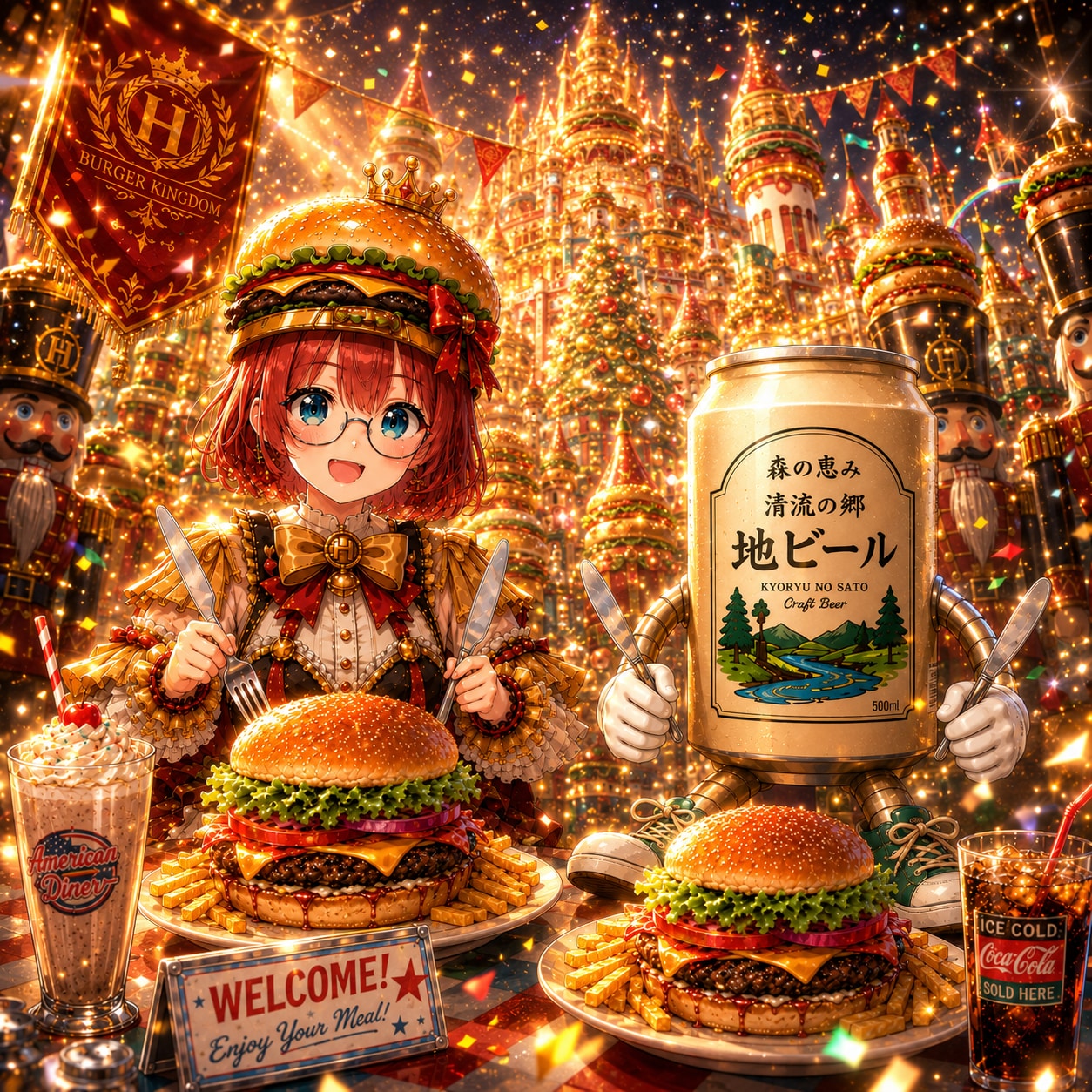 🍔くるみ割り人形とハンバーガー王国の祝宴🍺
