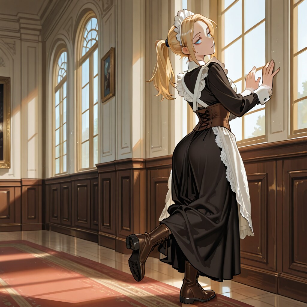 チョット生成に失敗したメイドさん