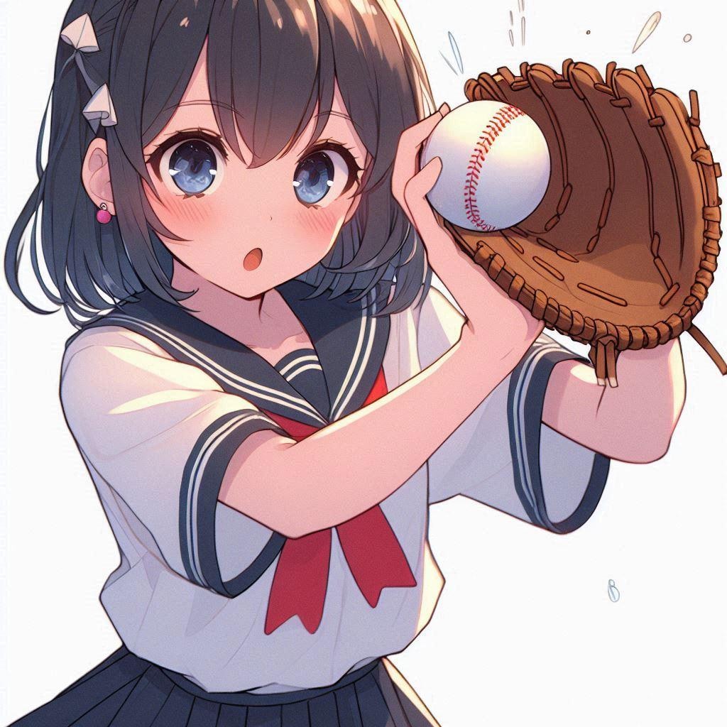 [Dalleさんで]○ートボールを作る女の子[ショートボール]