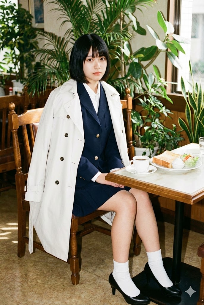 Gemini 白いコートの女の子