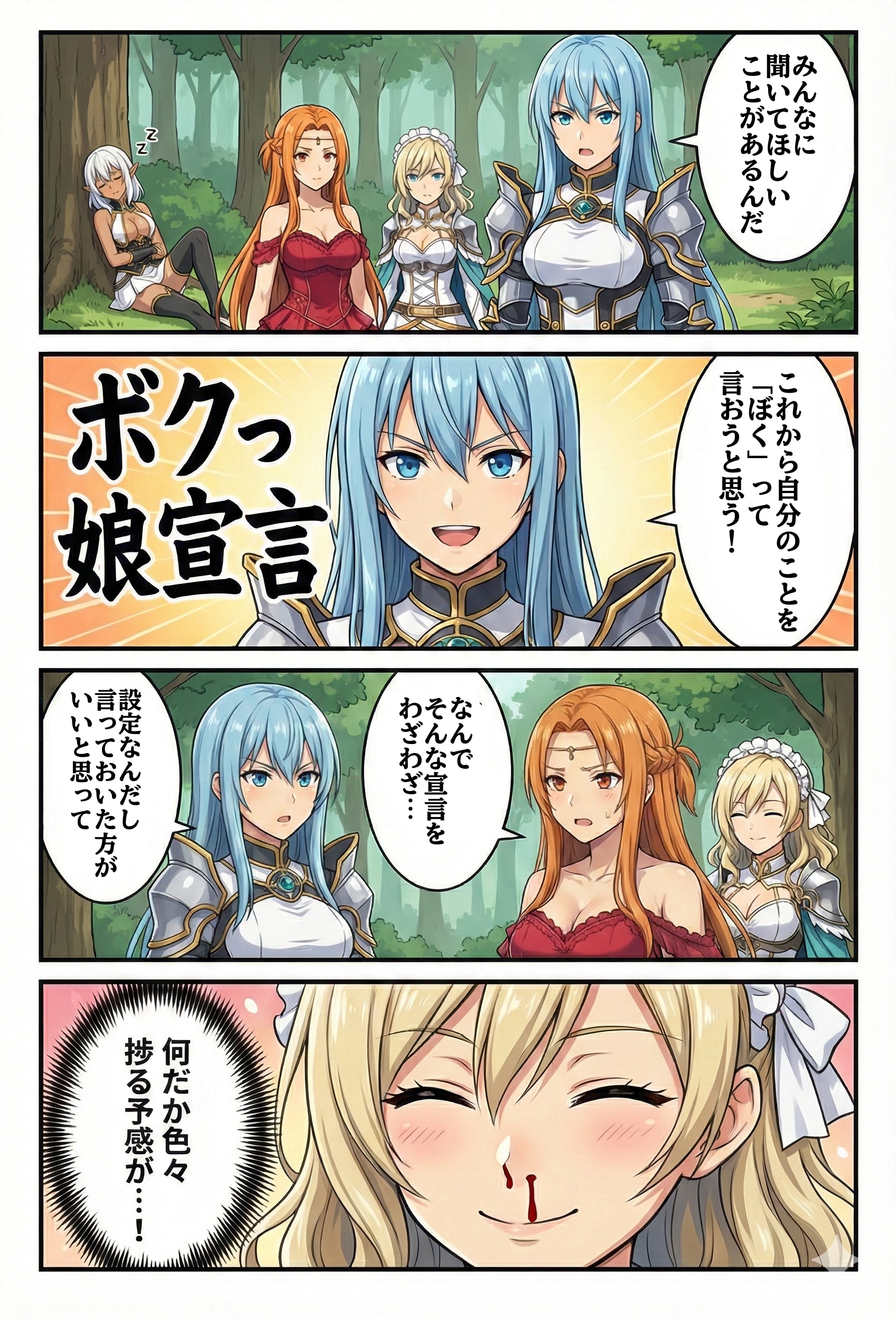 うちの子4コマ-18 | の人気AIイラスト・グラビア