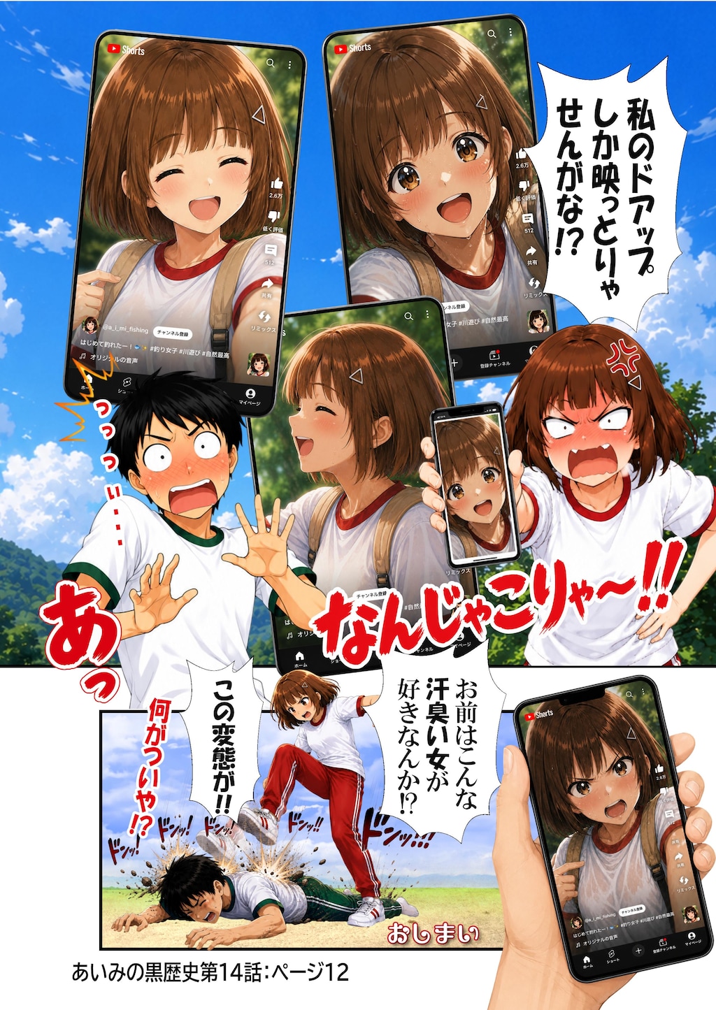 あいみのくろ歴史第１４話：夏草