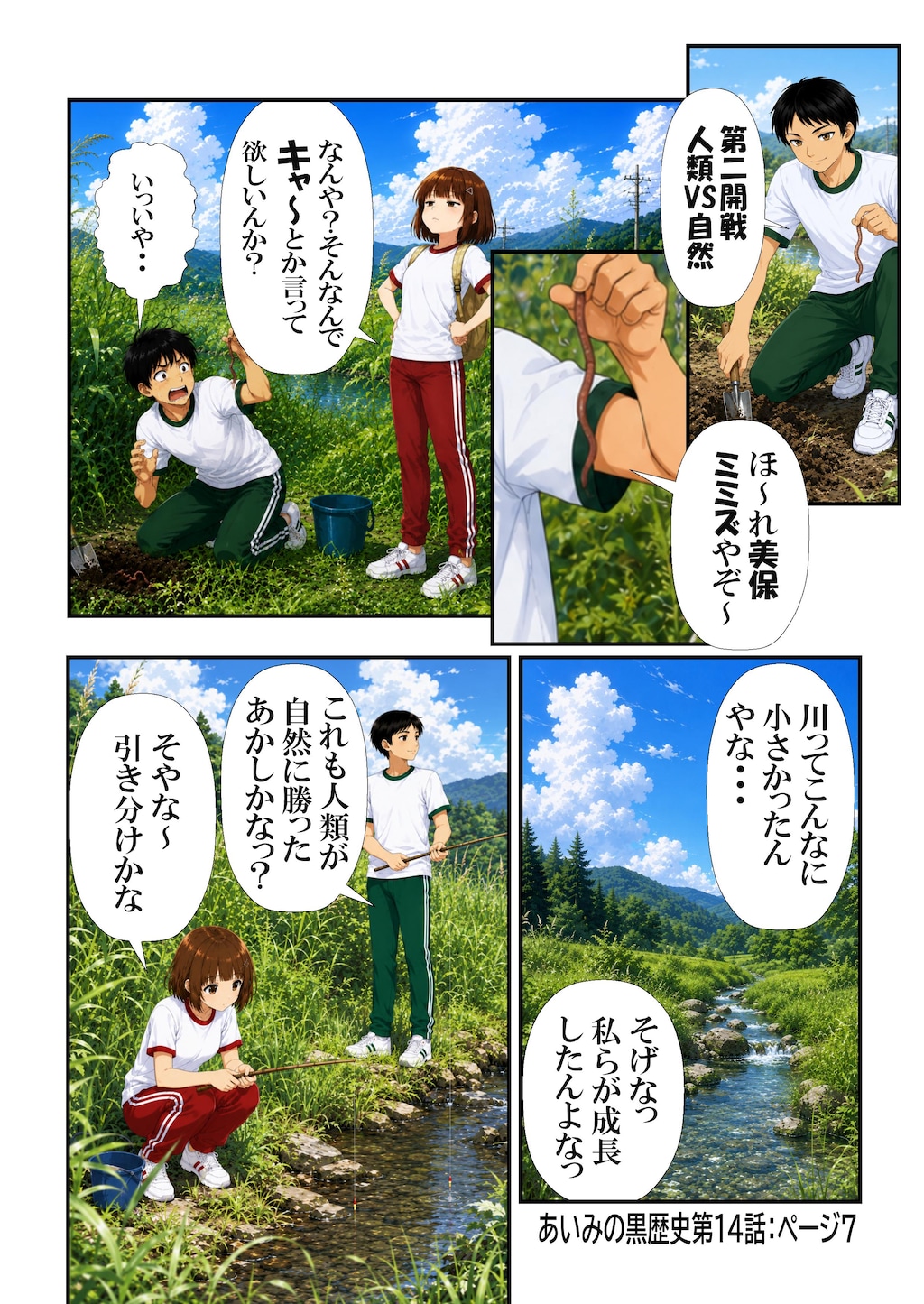 あいみのくろ歴史第１４話：夏草