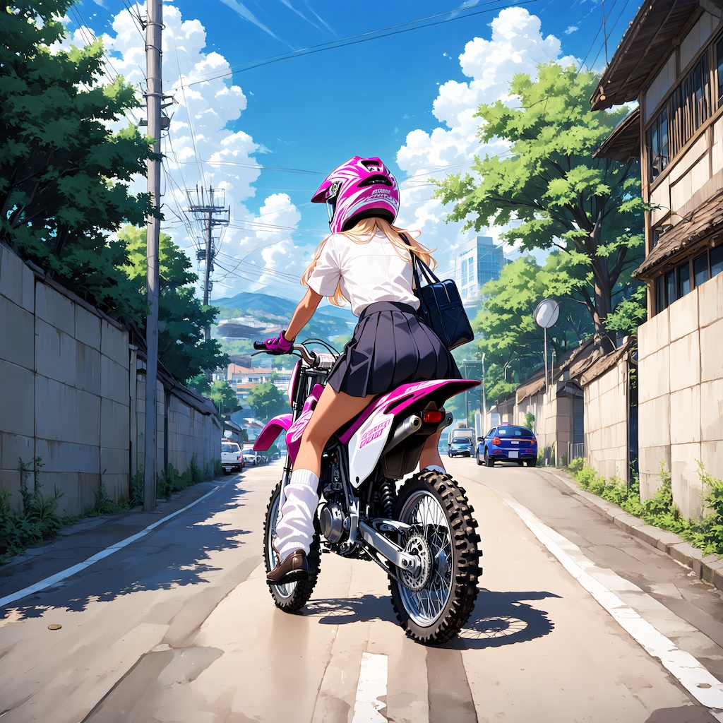 ギャルとツーリング1