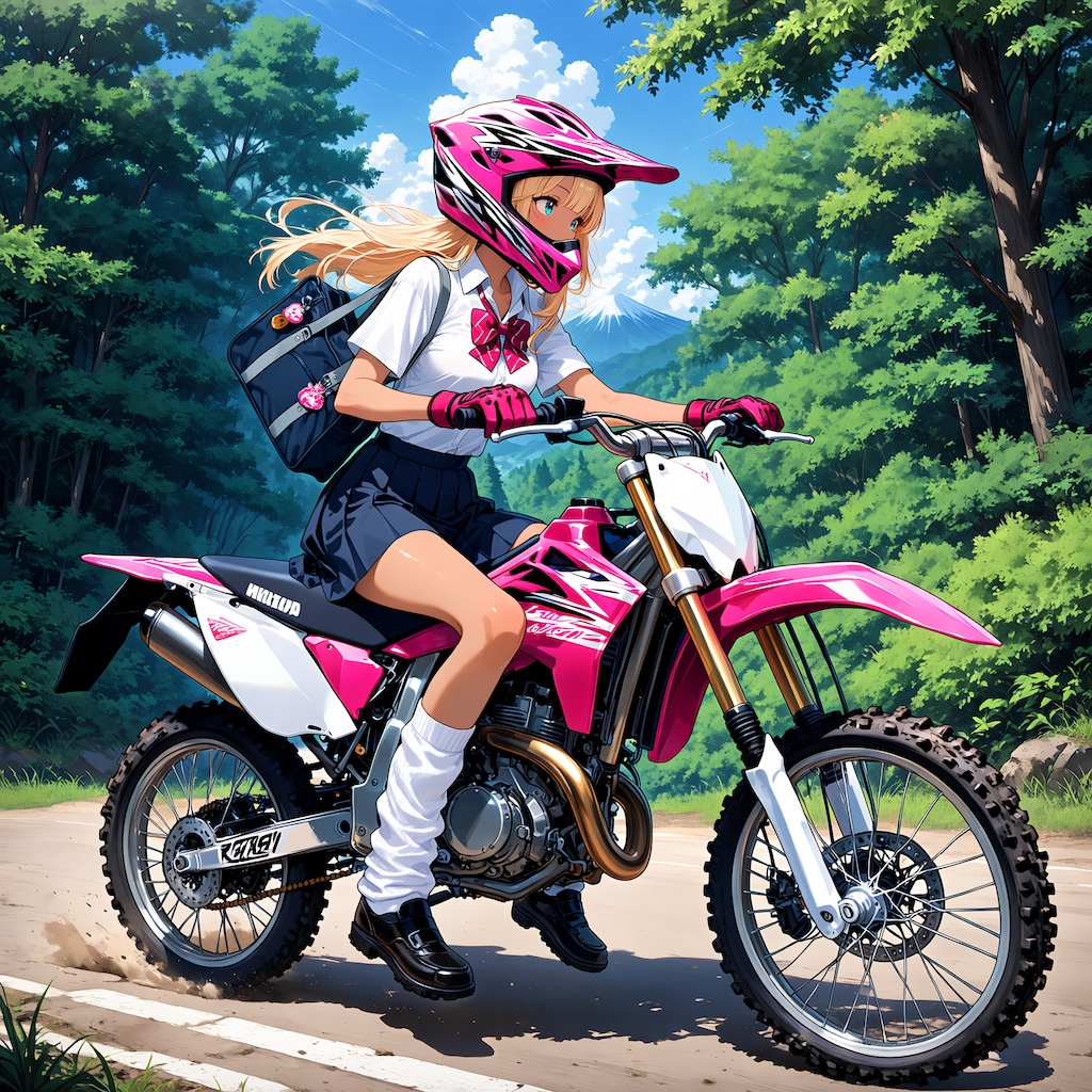 ギャルとツーリング1