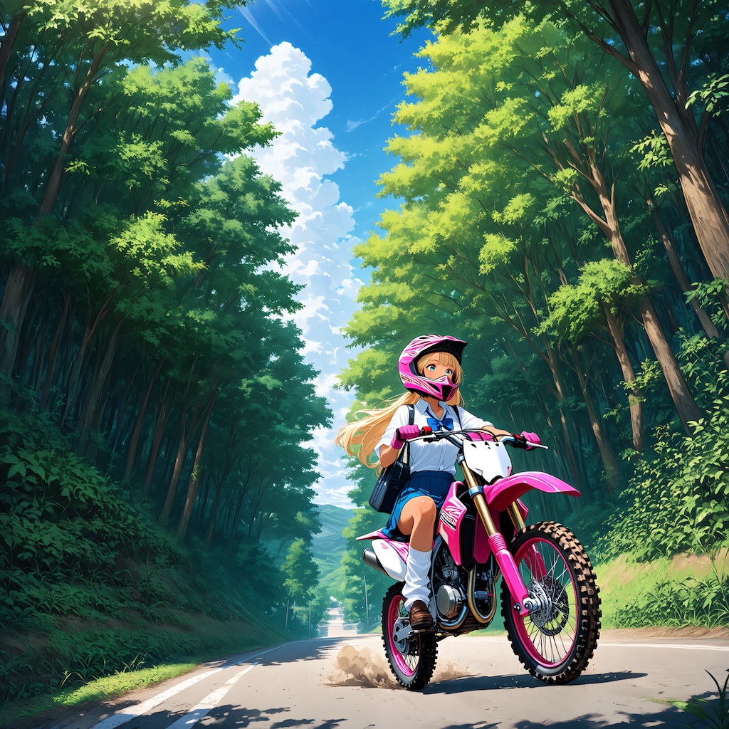 ギャルとツーリング1