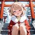 初詣で誘惑してくる近所の女の子 8枚目
