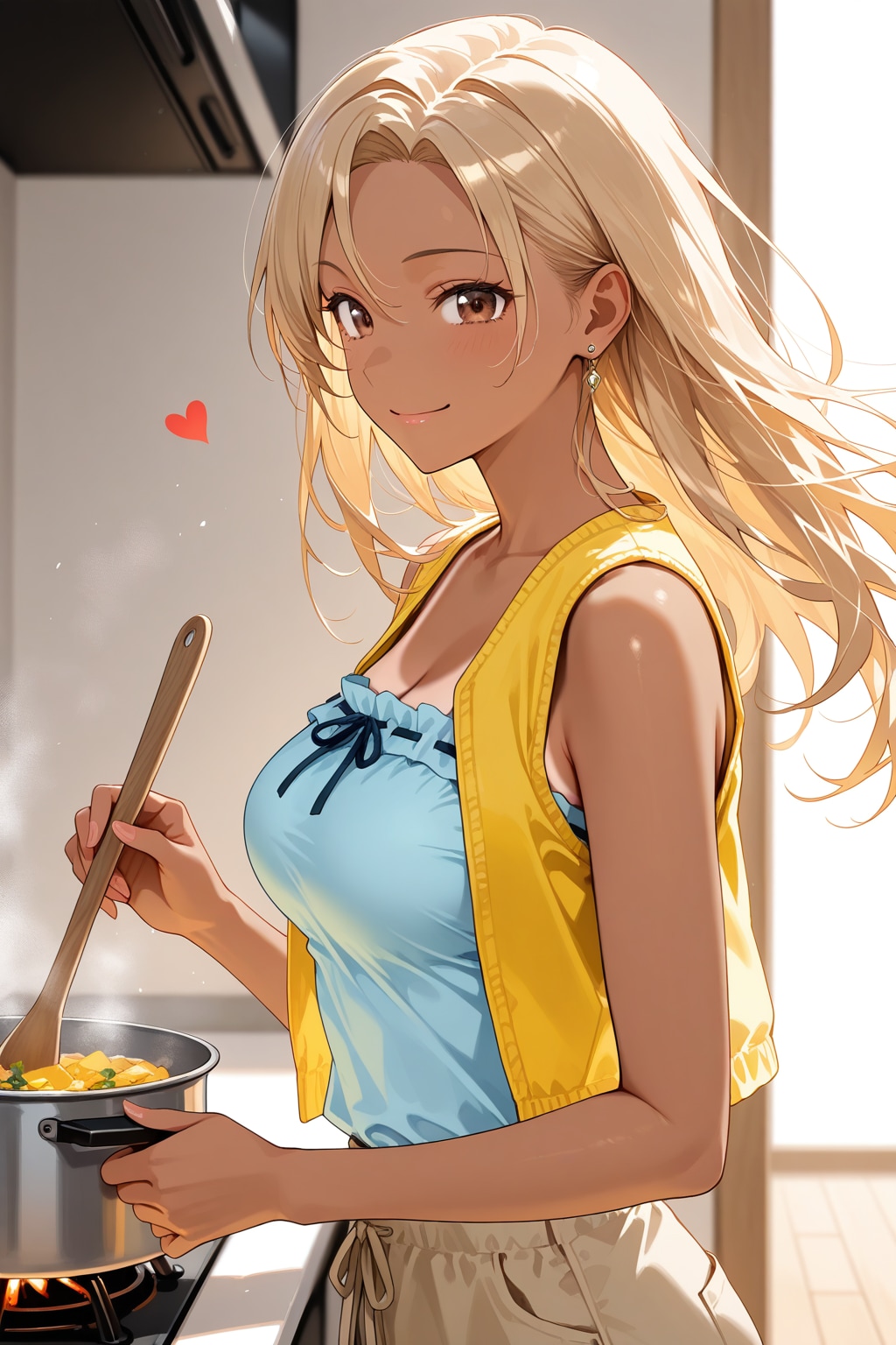 ちょっと待ってな♡　手際のいい素敵なお姉さん