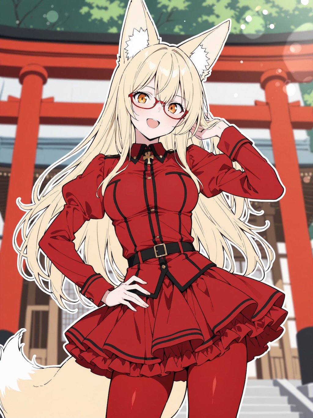 赤いきつねで、いなりの日