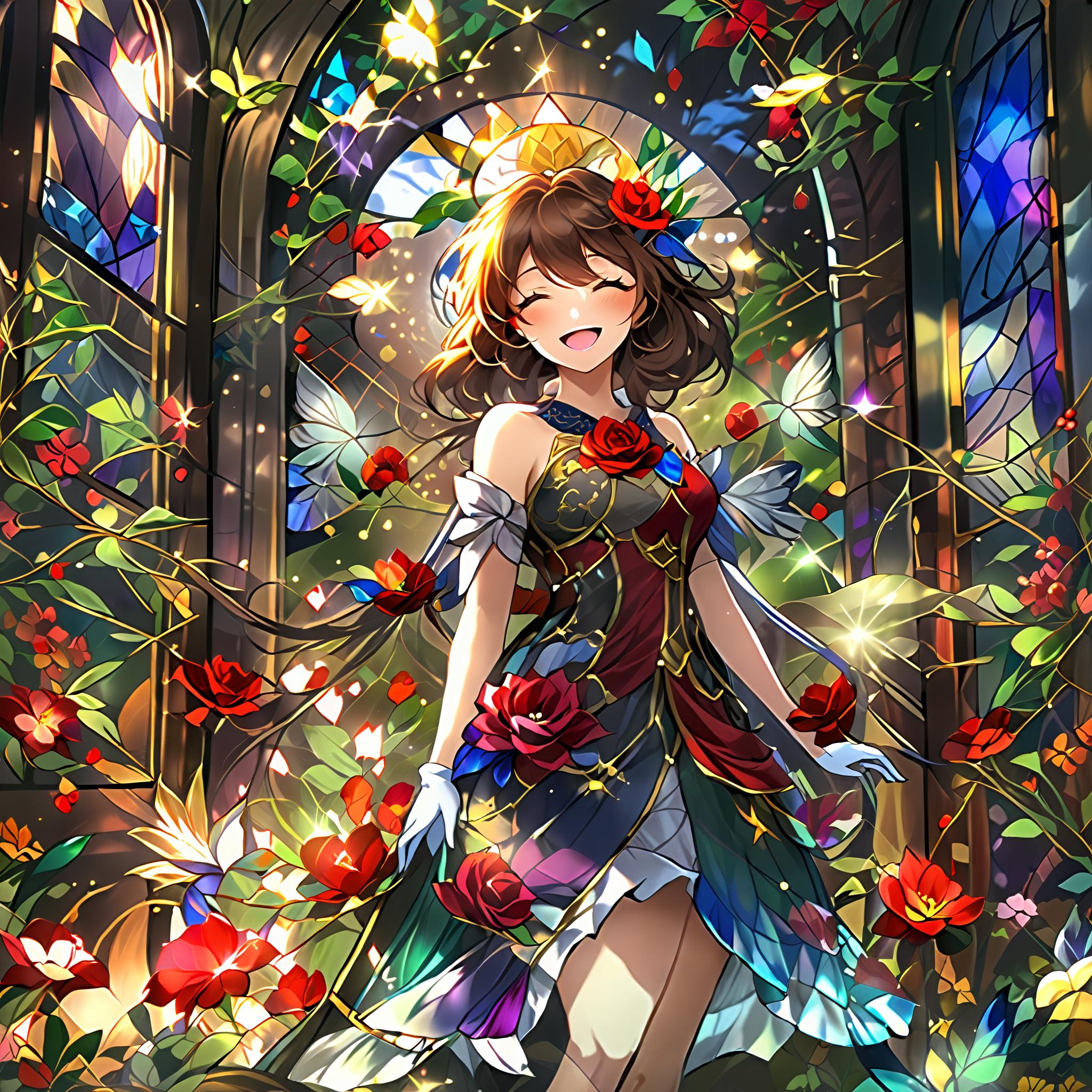 💓きらめくステンドグラス | の人気AIイラスト・グラビア