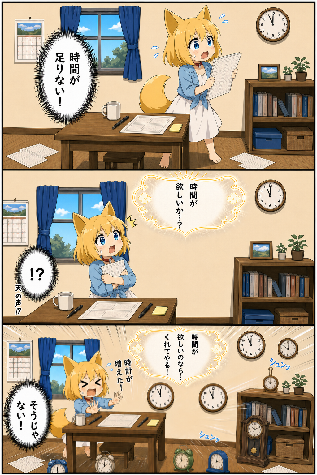 時間を渇望したところ上位存在からコンタクトされるキツネ | の人気AIイラスト・グラビア