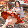 のぞみさん、巫女服2 8枚目