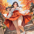 のぞみさん、巫女服2 3枚目