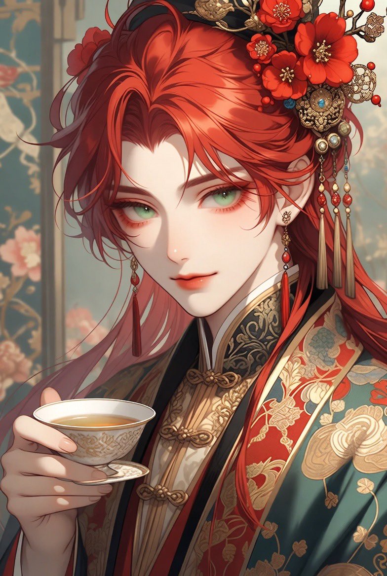 お茶をどうぞ🍵 | の人気AIイラスト・グラビア