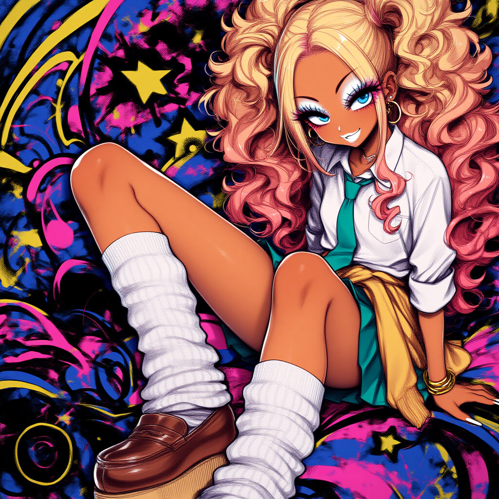 カラフルなマンバギャル