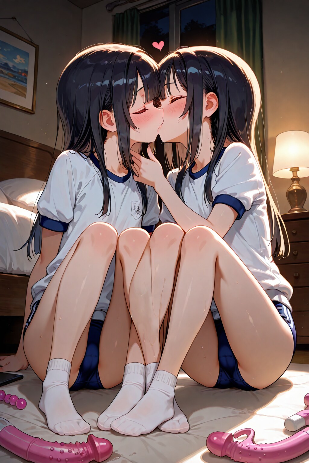 ベッドの下からママのおもちゃが出てきたぁ