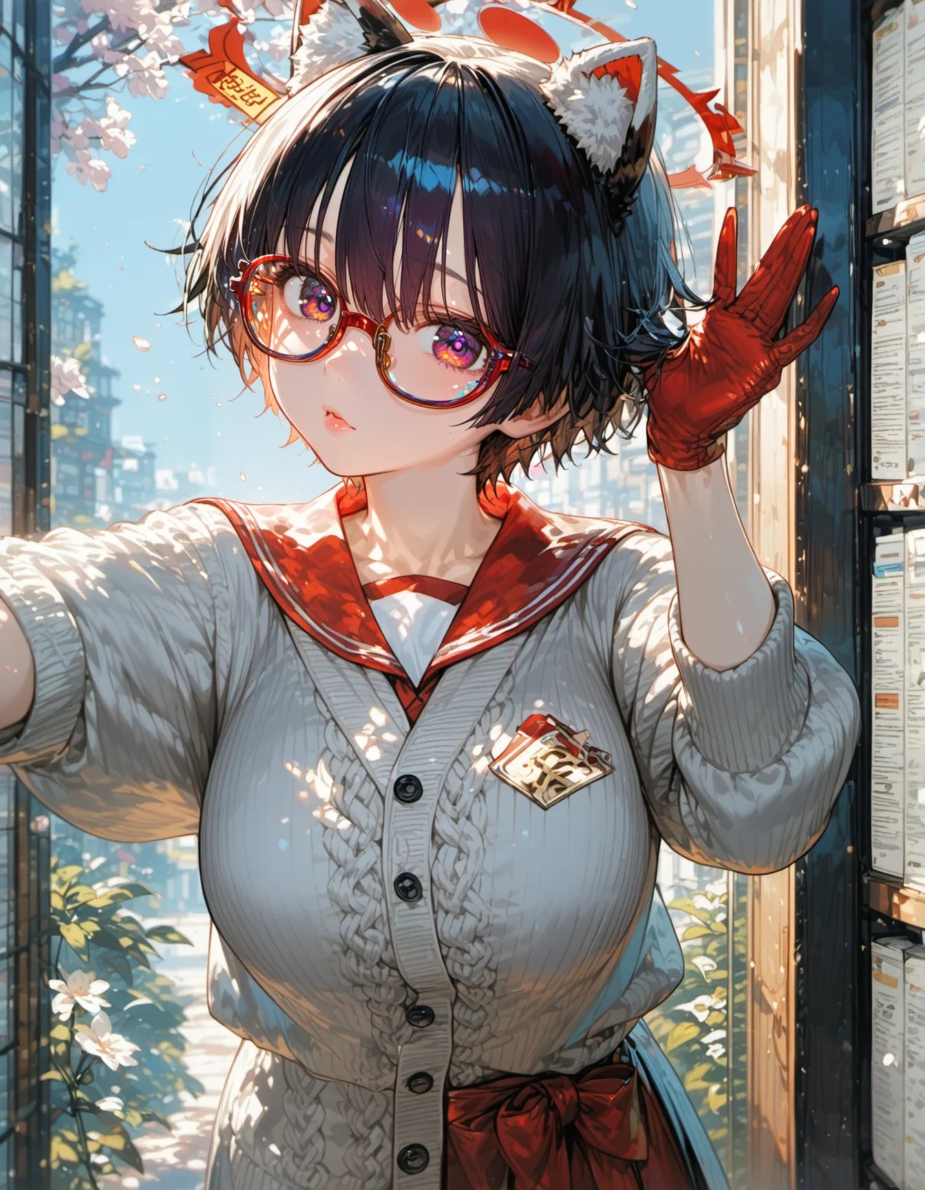 The Scholarly Feline | の人気AIイラスト・グラビア