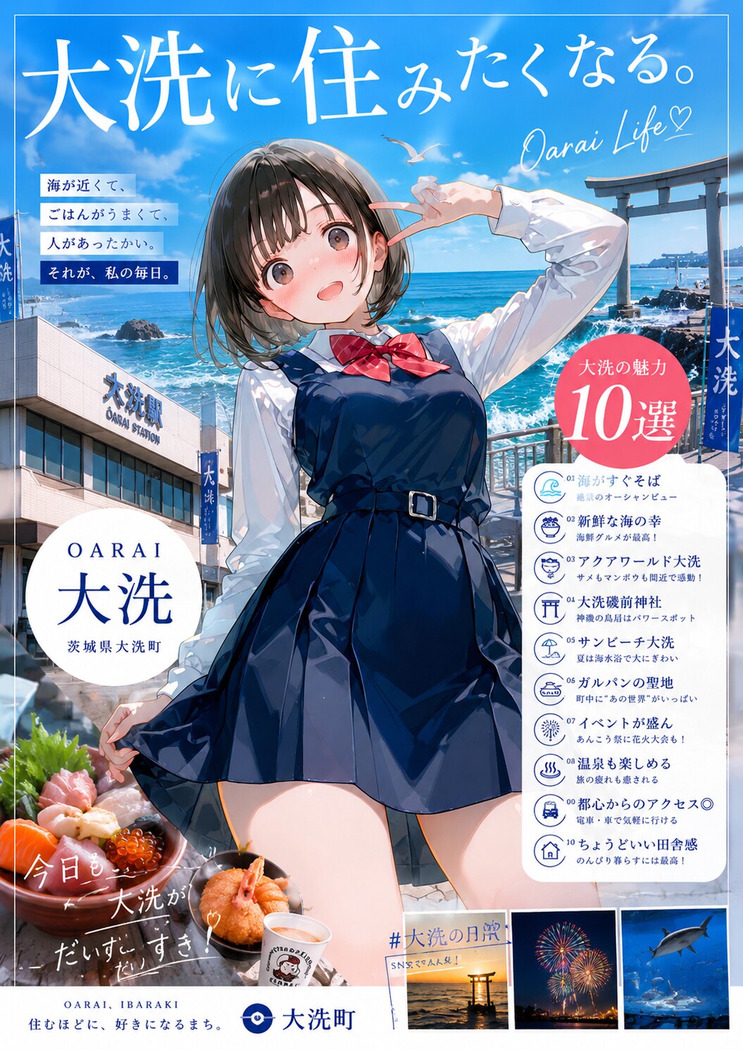 大洗にぶっこんでみた | の人気AIイラスト・グラビア