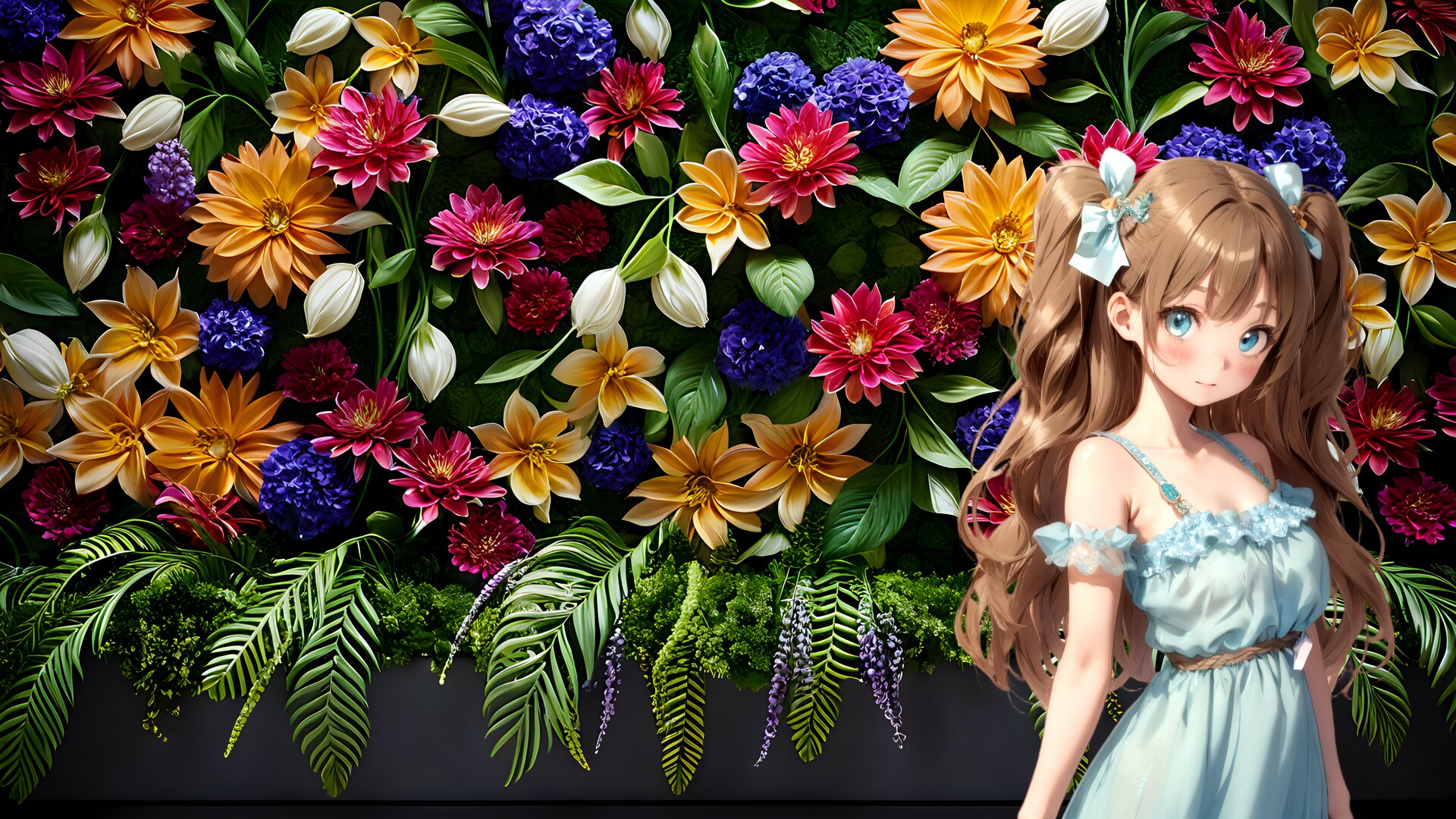 百花 (FullHD 壁紙17 BD071) | の人気AIイラスト・グラビア