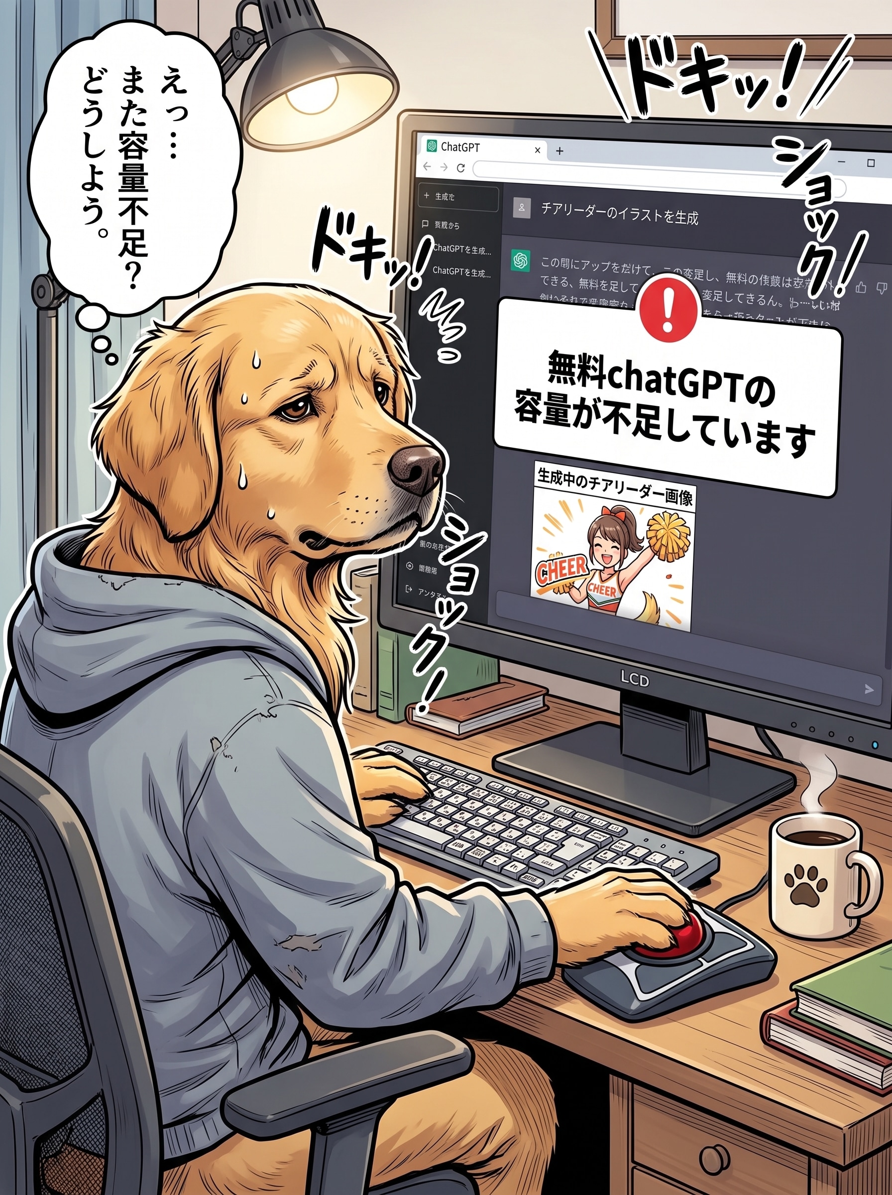 無料chatGPTの保存容量512MBを超過しそうです | の人気AIイラスト・グラビア