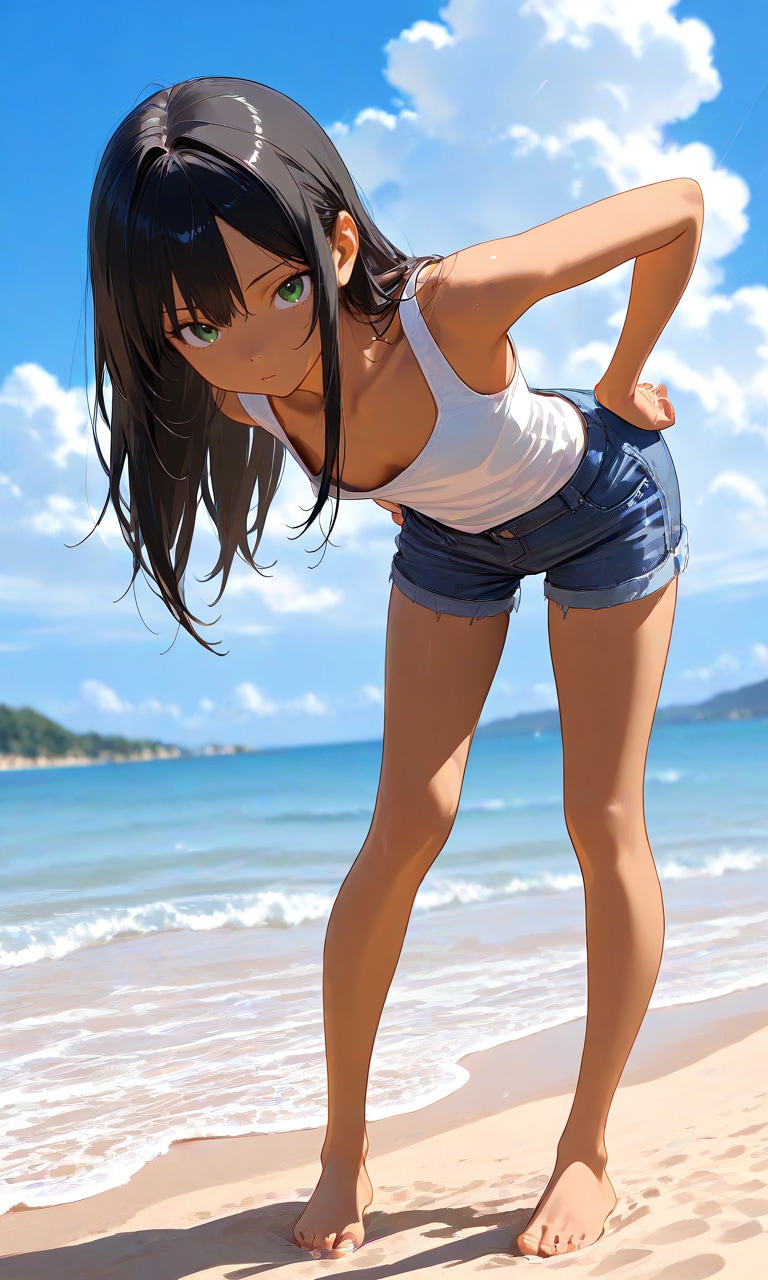 褐色黒髪 | の人気AIイラスト・グラビア