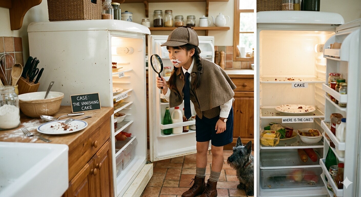 いったい誰がケーキを食べたというのか…