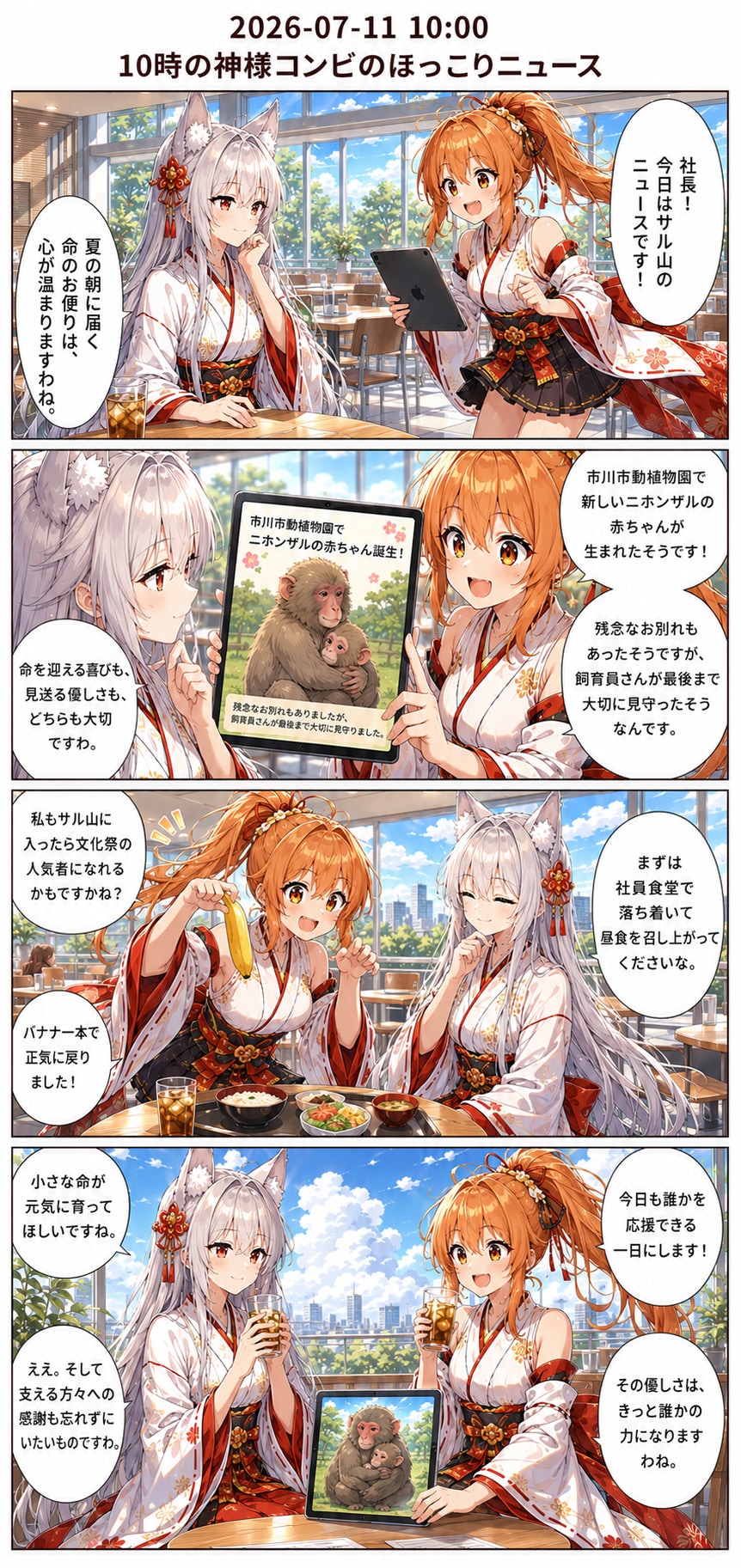 毎日漫画　10時　ほっこりニュース