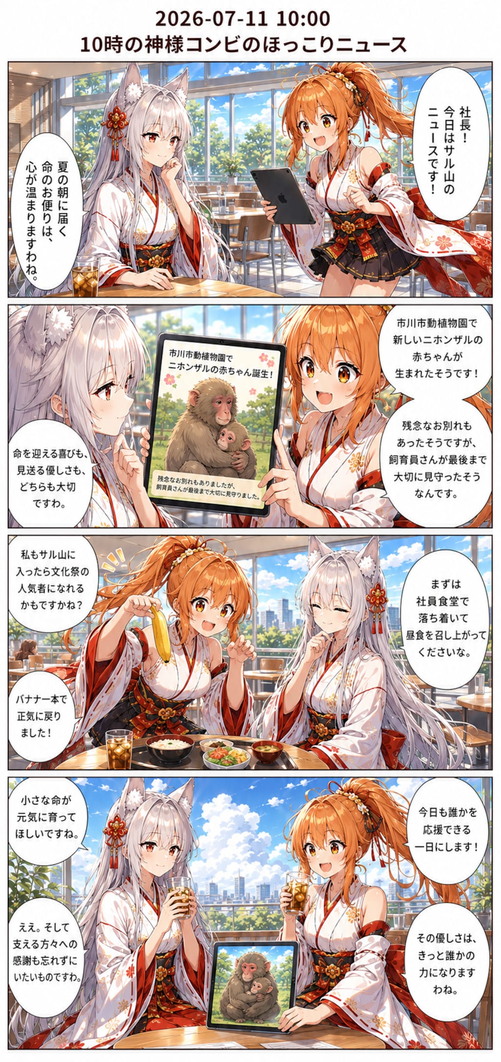 毎日漫画　10時　ほっこりニュース