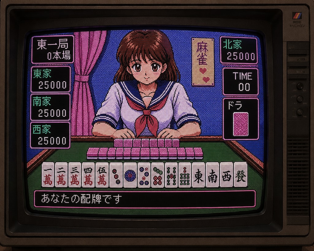 最終局は“天和”で必ず逆転される麻雀ゲーム
