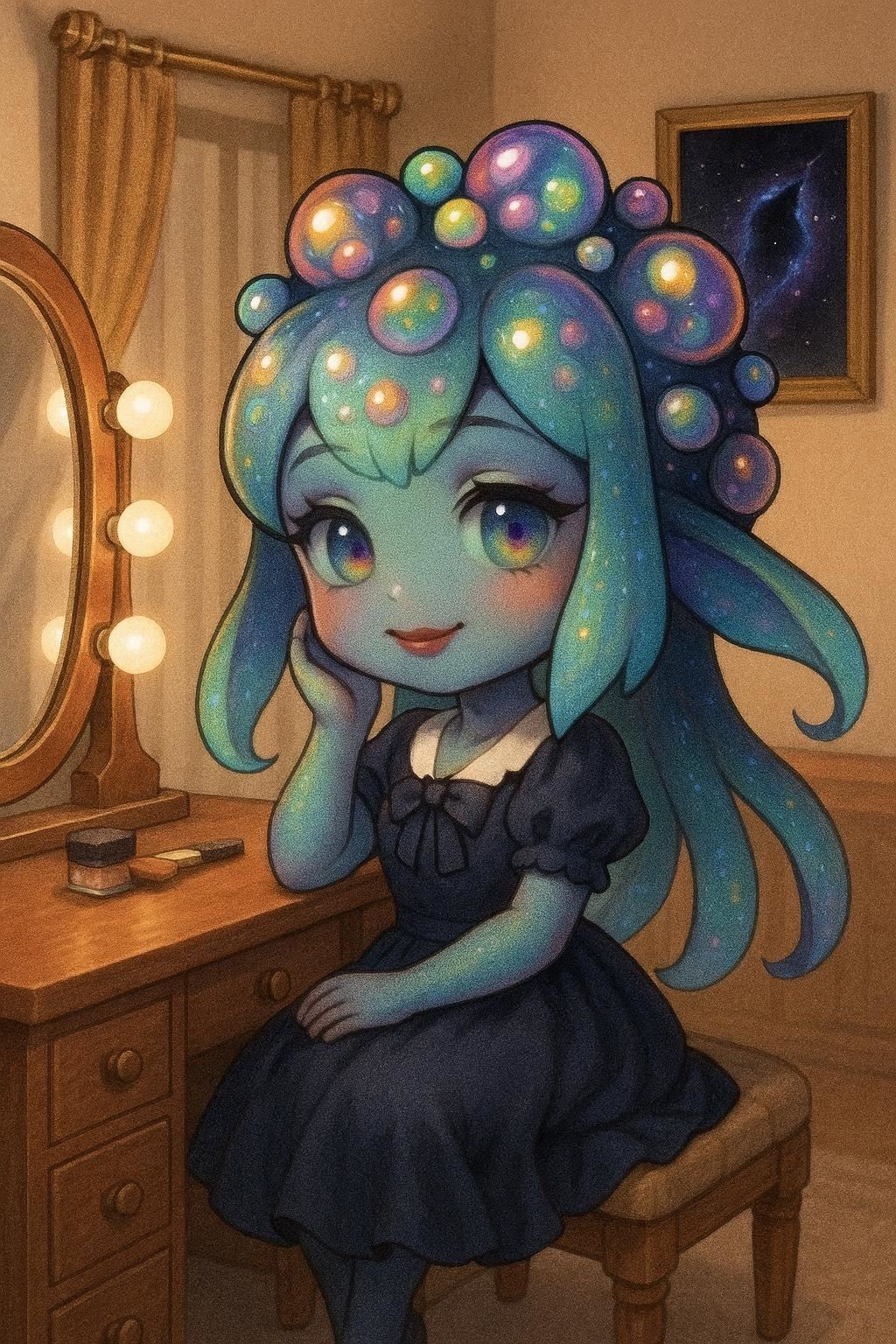 証明写真用メイク？